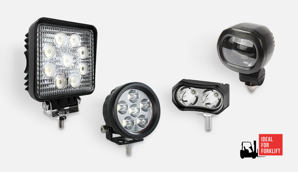 Product Focus - Forklift and Specialist Vehicle Work Lamps